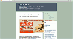 Desktop Screenshot of onairblog.kxci.org